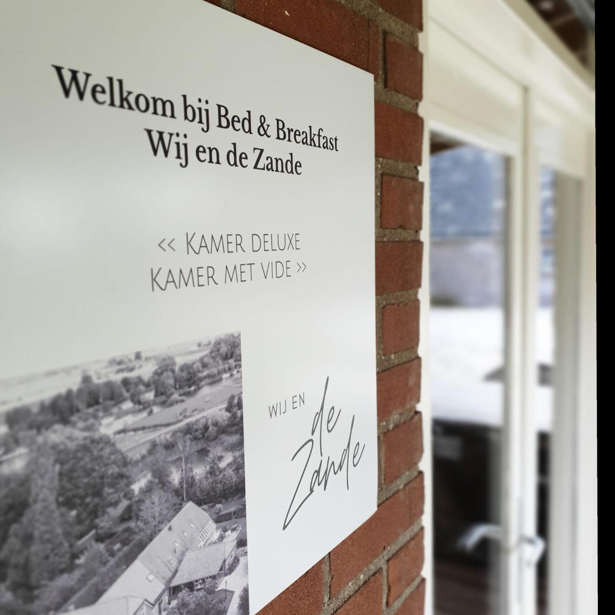 Bed And Breakfast 'Wij En De Zande' - Kamer Met Vide Kamperveen Zewnętrze zdjęcie